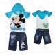 Mickey Mouse Summer Shorts Set - Blue 